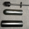 Black Bathroom Stainless Steel Piaçaba Brush